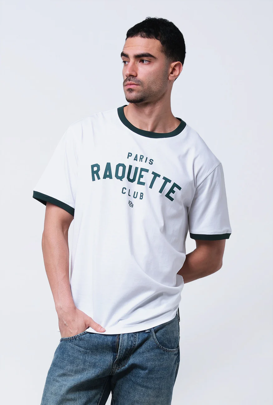 T-Shirt Lengan Pendek Regular Treamo White 2.0