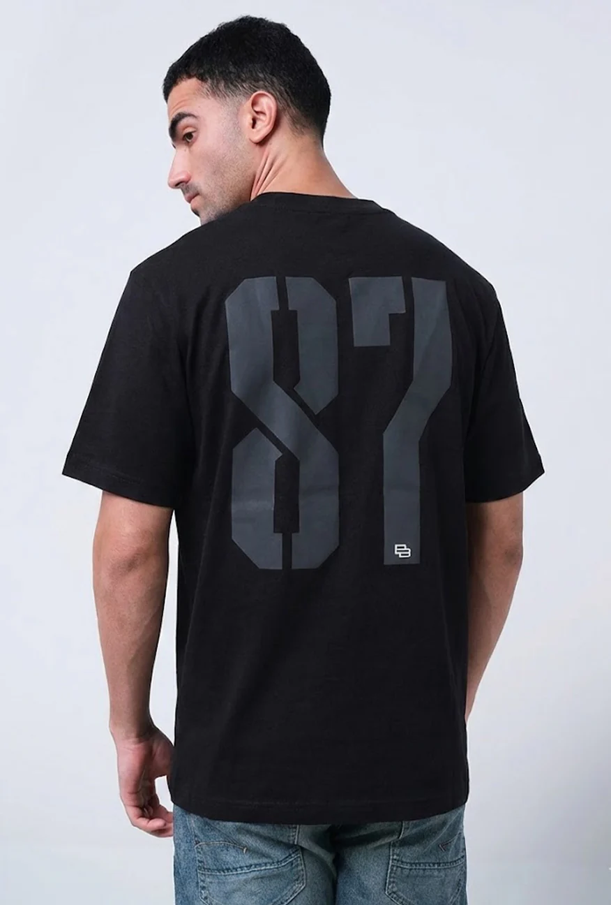 T-Shirt Lengan Pendek Regular Tronel Black 2.0 - Image 5