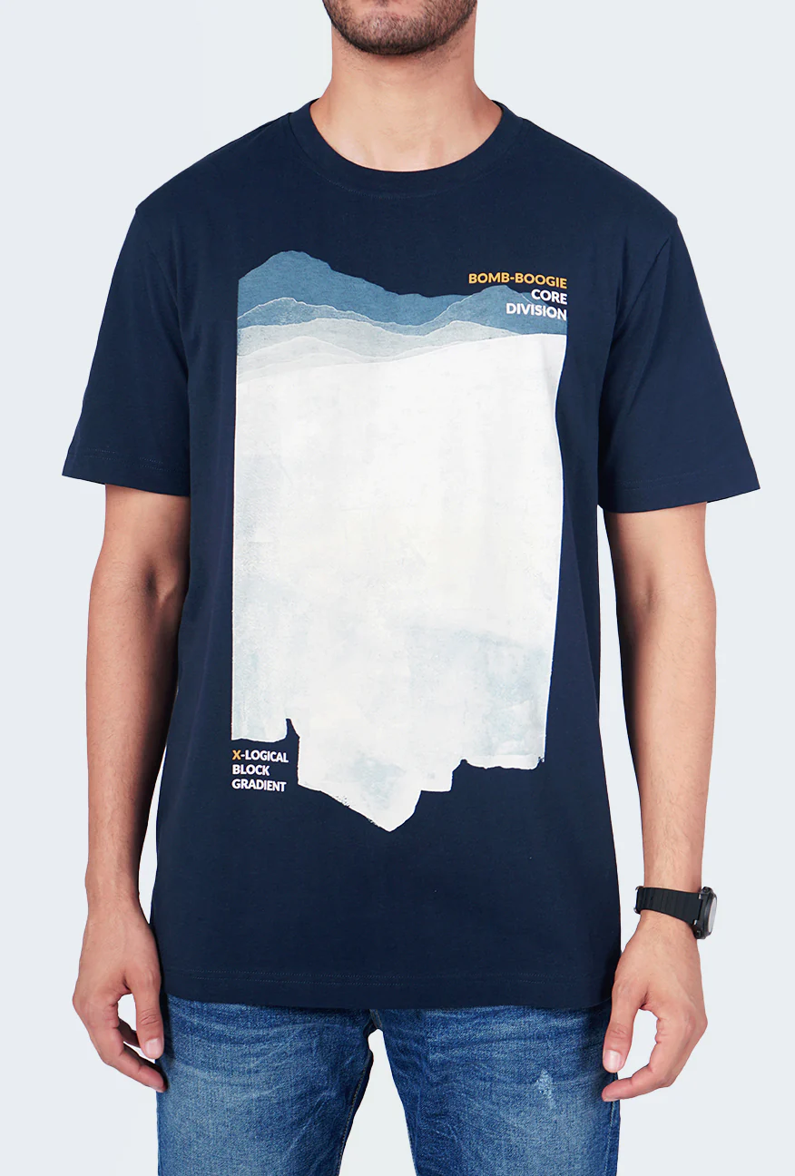 T-Shirt Lengan Pendek Regular Volks Navy - Image 2