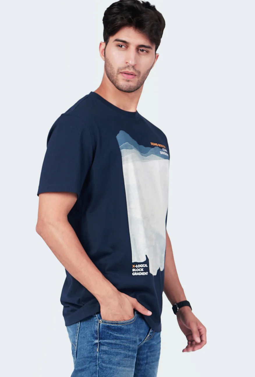 T-Shirt Lengan Pendek Regular Volks Navy - Image 4