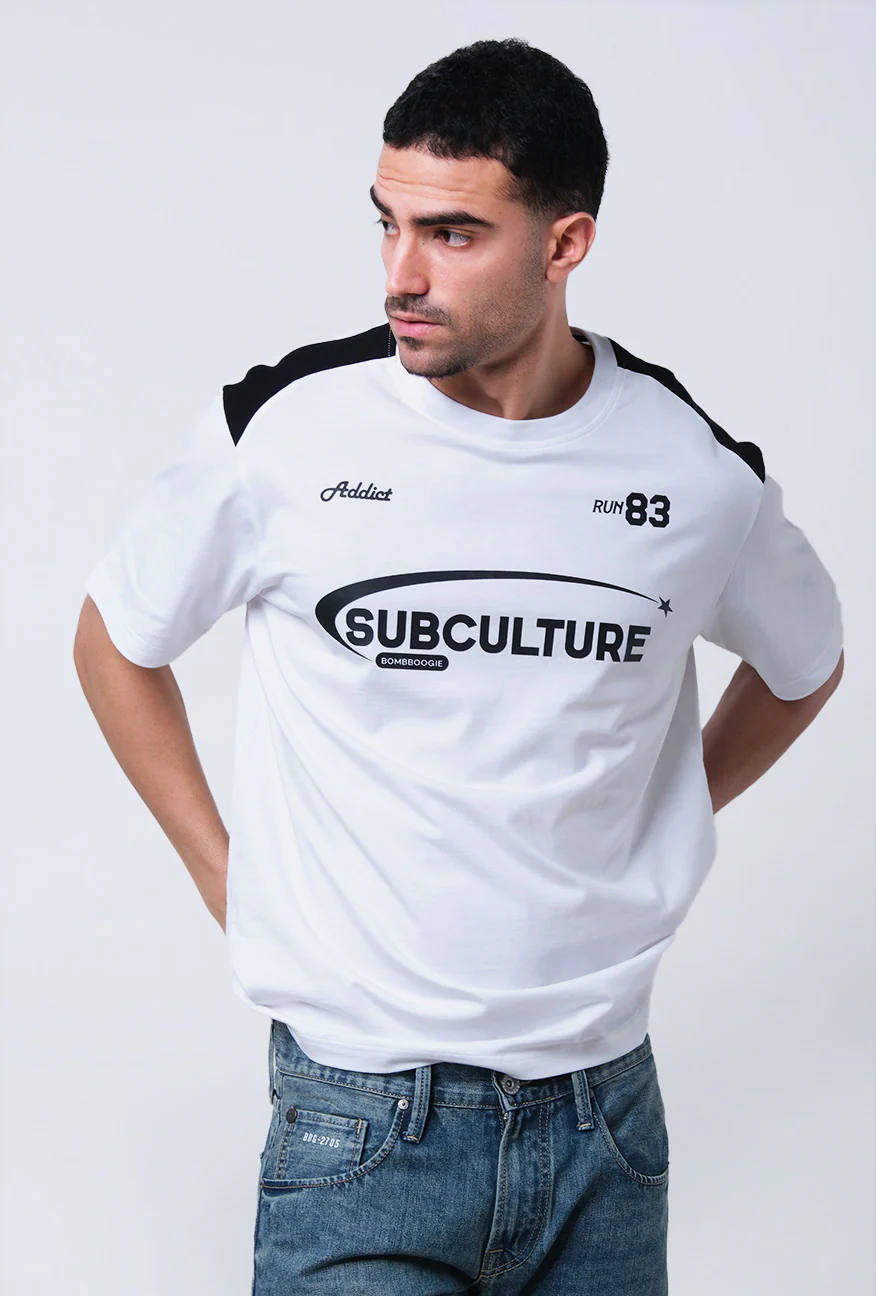 T-Shirt Lengan Pendek Regular Vrasco Offwhite