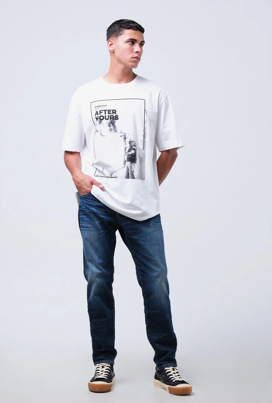 T-Shirt Lengan Pendek Regular Wellmon Offwhite 2.0 - Image 4