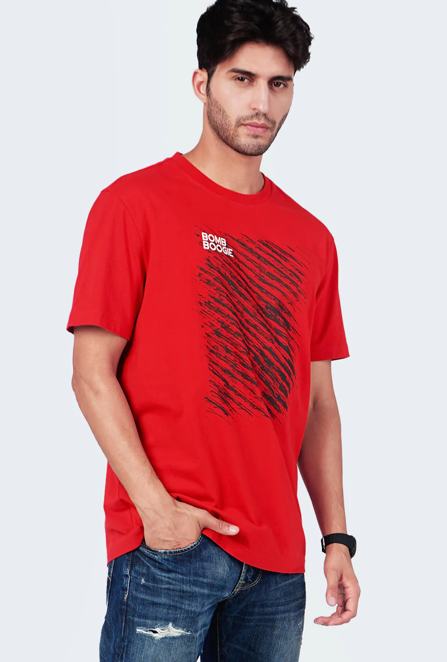 T-Shirt Lengan Pendek Regular Revalo Red