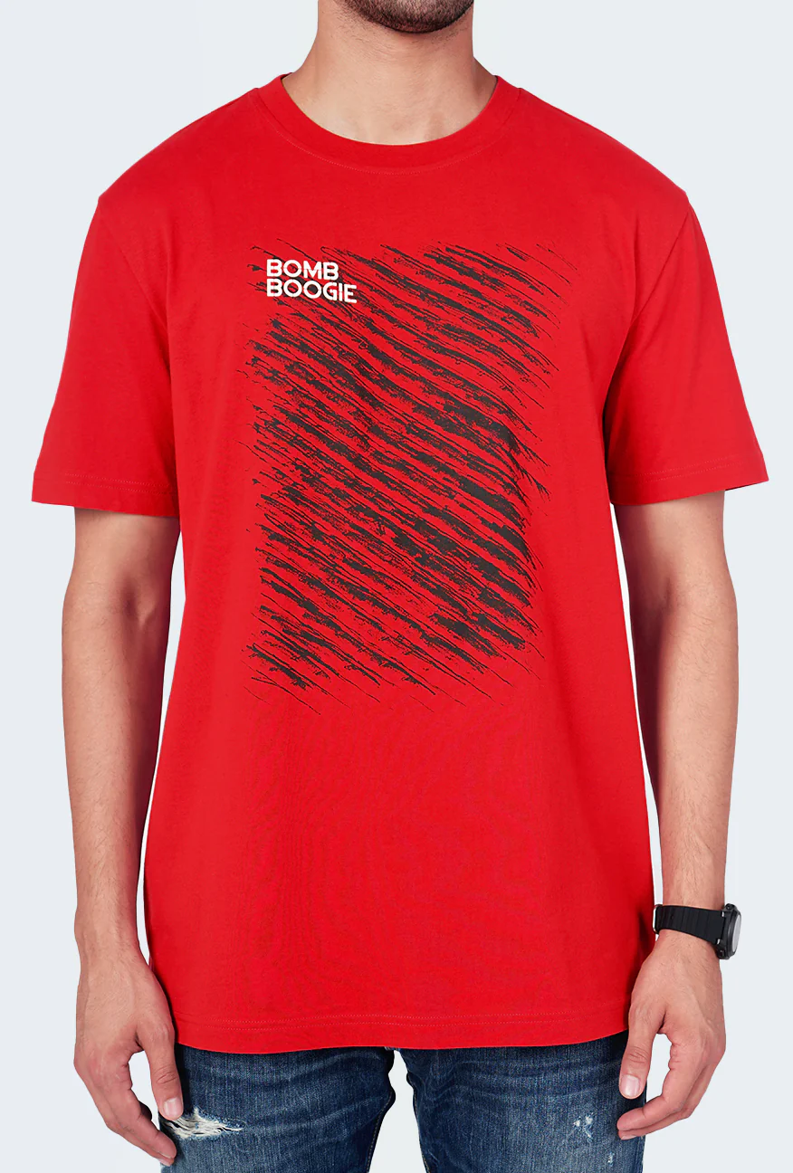 T-Shirt Lengan Pendek Regular Revalo Red - Image 2