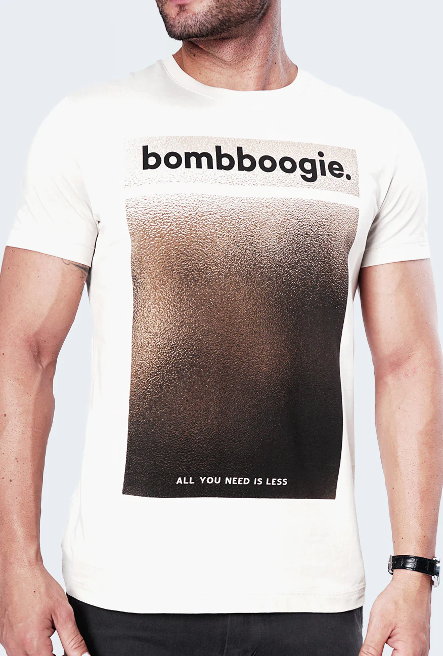 T-Shirt Lengan Pendek Scenic Light Khaki - Image 2