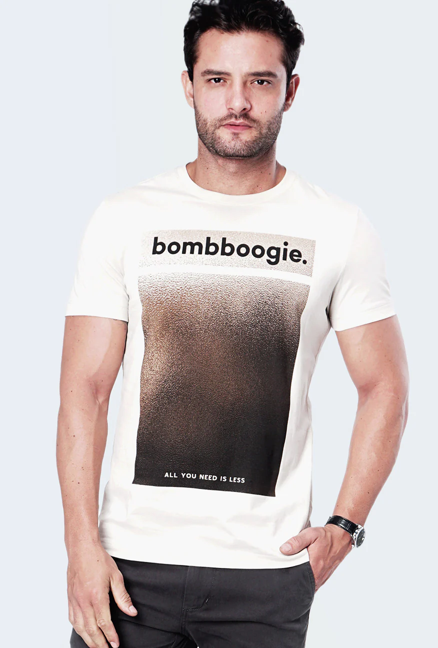 T-Shirt Lengan Pendek Scenic Light Khaki - Image 4