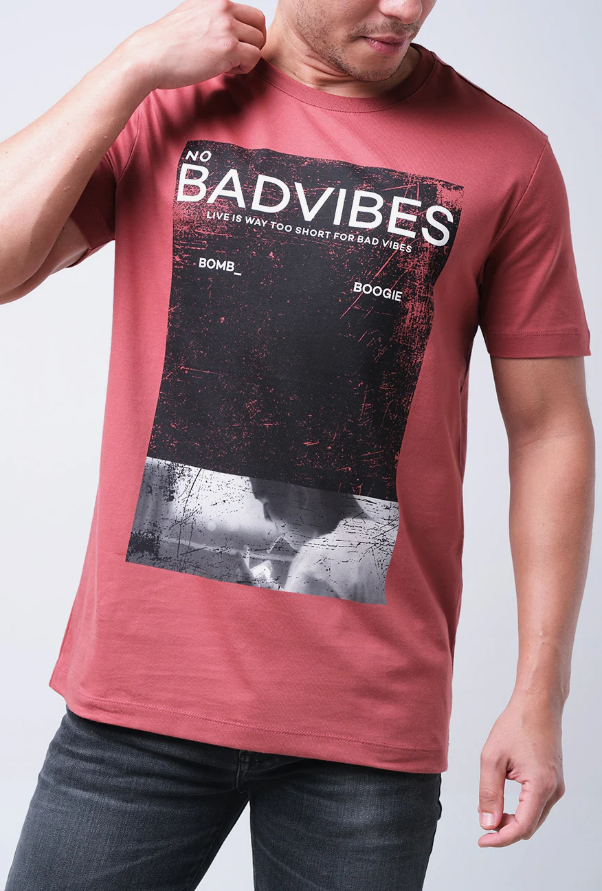 T-Shirt Lengan Pendek Slifmit Elusca Dark Pink - Image 2