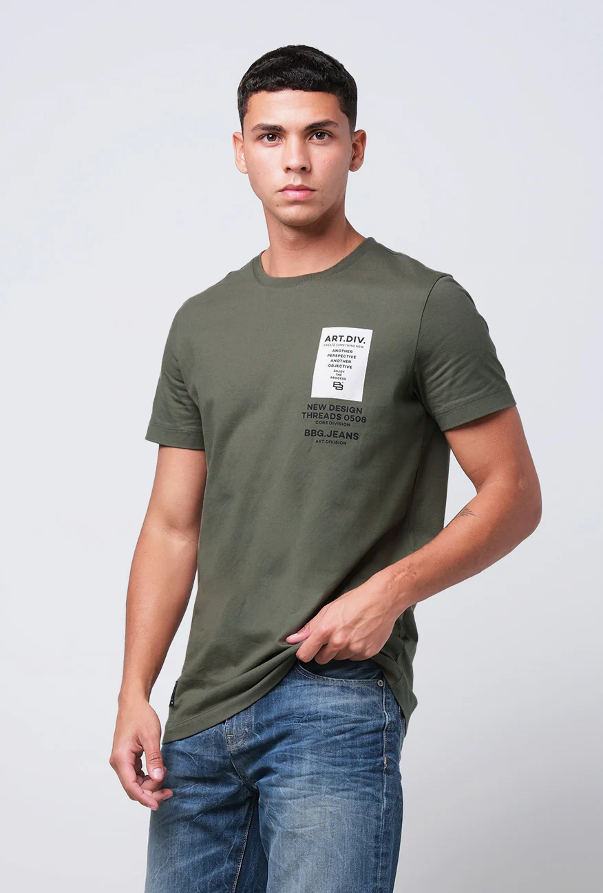 T-Shirt Lengan Pendek Slimfit Batler Green - Image 3