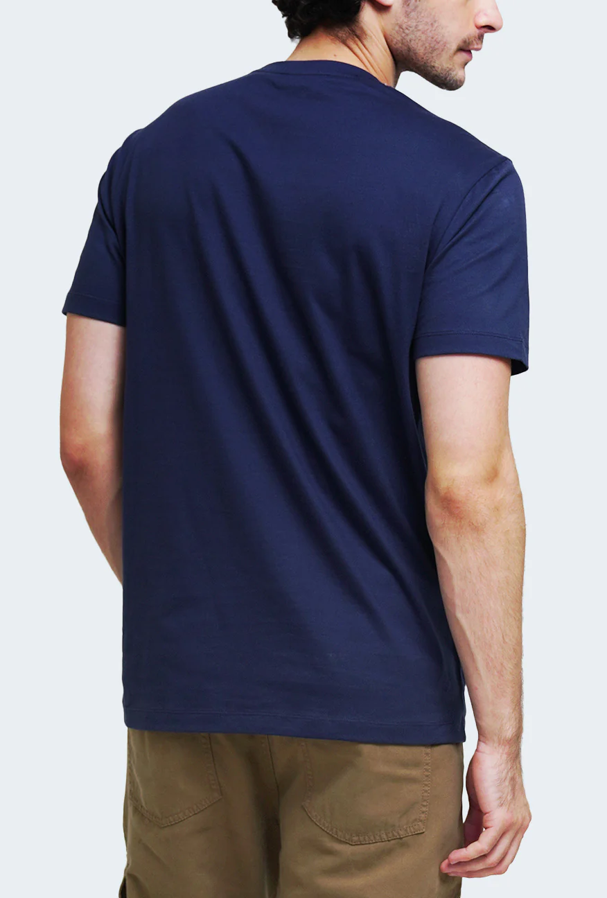 T-Shirt Lengan Pendek Slimfit Claver Navy - Image 5
