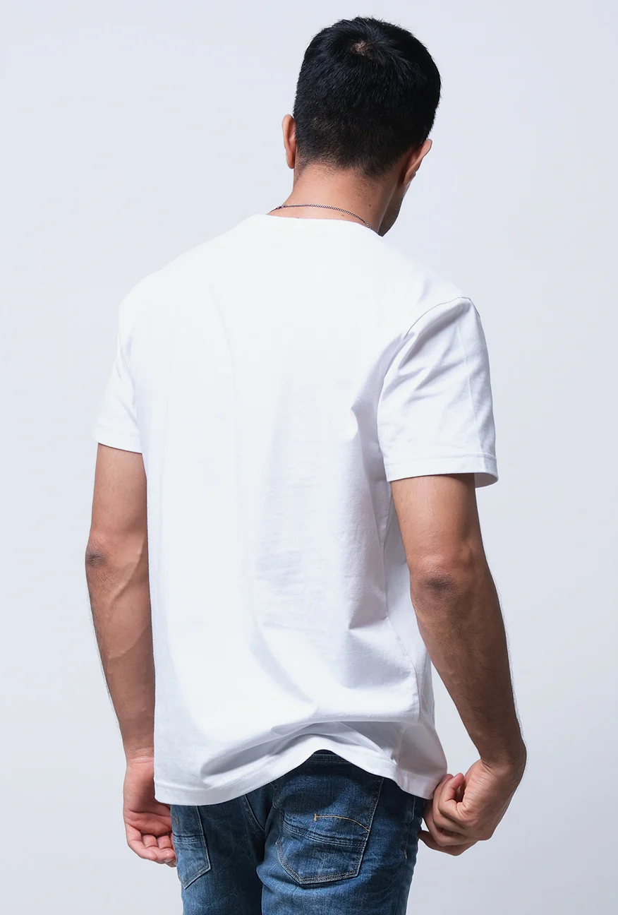 T-Shirt Lengan Pendek Slimfit Creeg Offwhite - Image 3