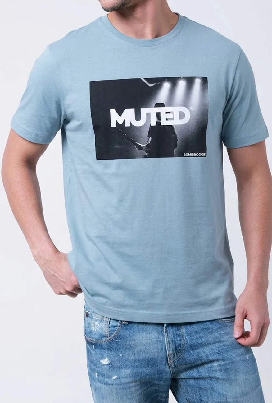 T-Shirt Lengan Pendek Slimfit Decons Light Blue - Image 3