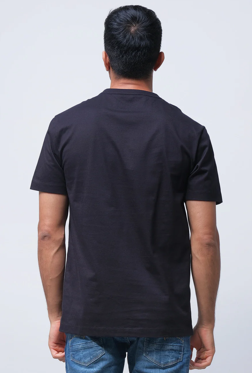 T-Shirt Lengan Pendek Slimfit Drexa Black - Image 3