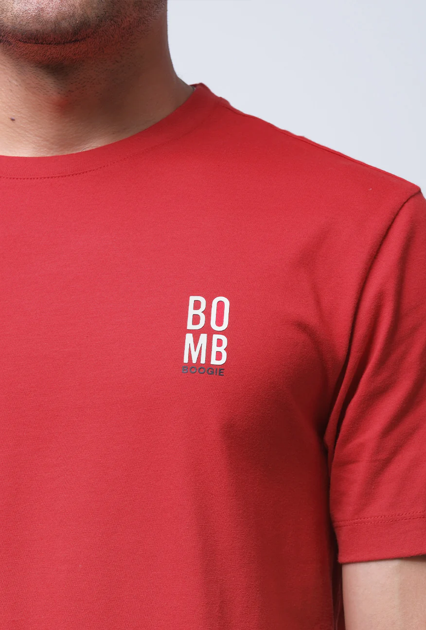 T-Shirt Lengan Pendek Slimfit Drexa Red - Image 5