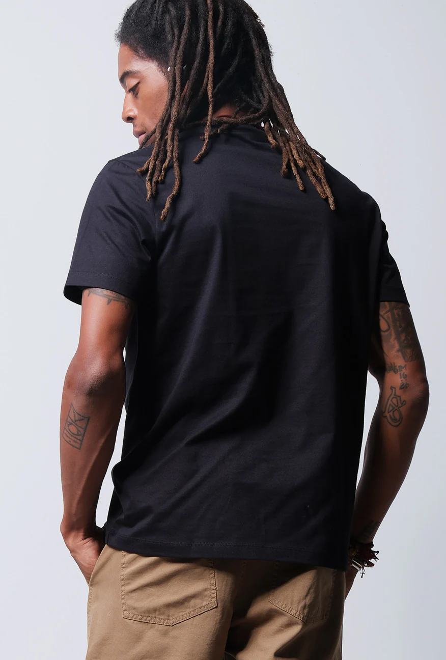 T-Shirt Lengan Pendek Slimfit Ergigant Black - Image 4