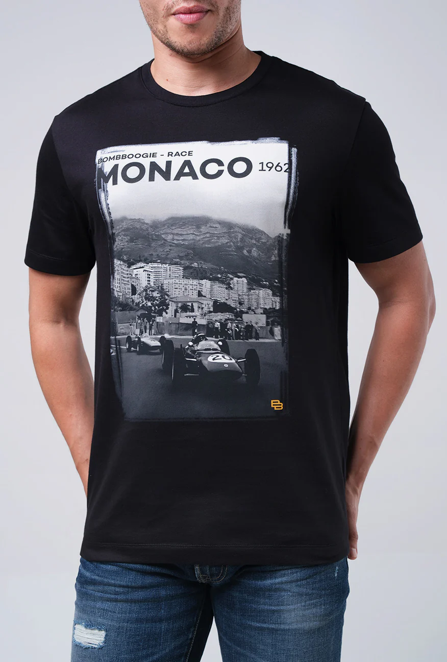 T-Shirt Lengan Pendek Slimfit Fonville Black - Image 3