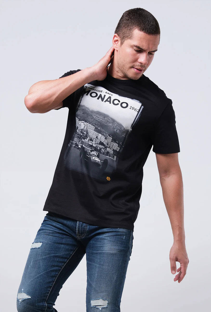 T-Shirt Lengan Pendek Slimfit Fonville Black - Image 4