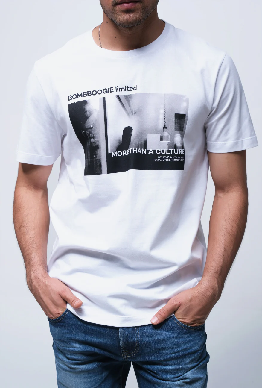T-Shirt Lengan Pendek Slimfit Gievo Offwhite - Image 5