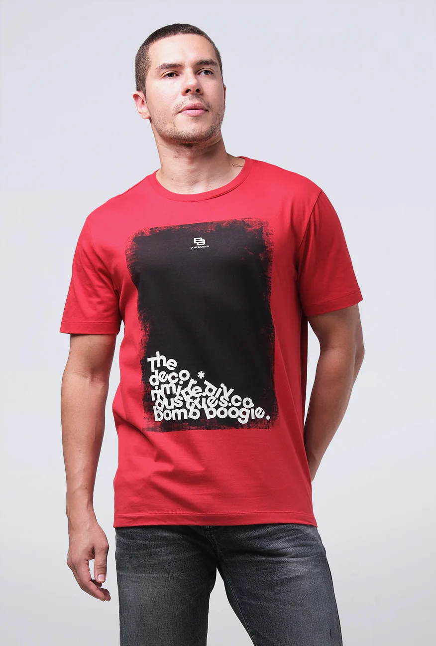 T-Shirt Lengan Pendek Slimfit Haskies Red - Image 3