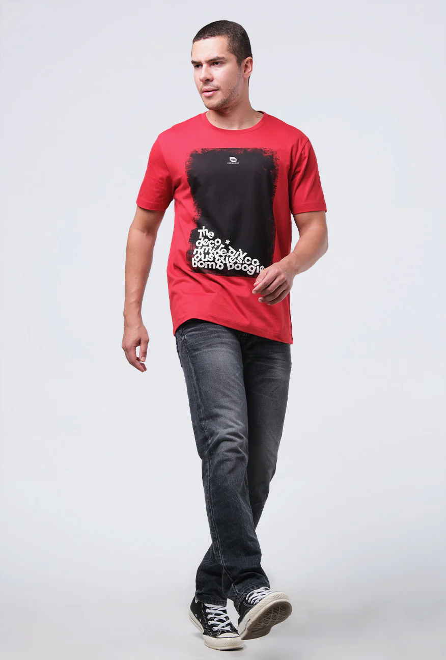 T-Shirt Lengan Pendek Slimfit Haskies Red - Image 4