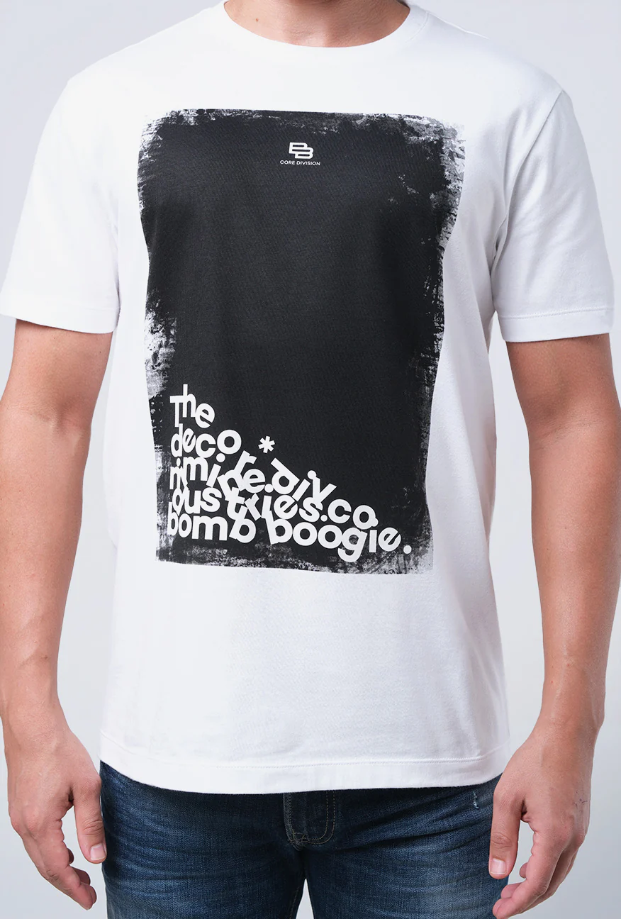 T-Shirt Lengan Pendek Slimfit Haskies White - Image 3
