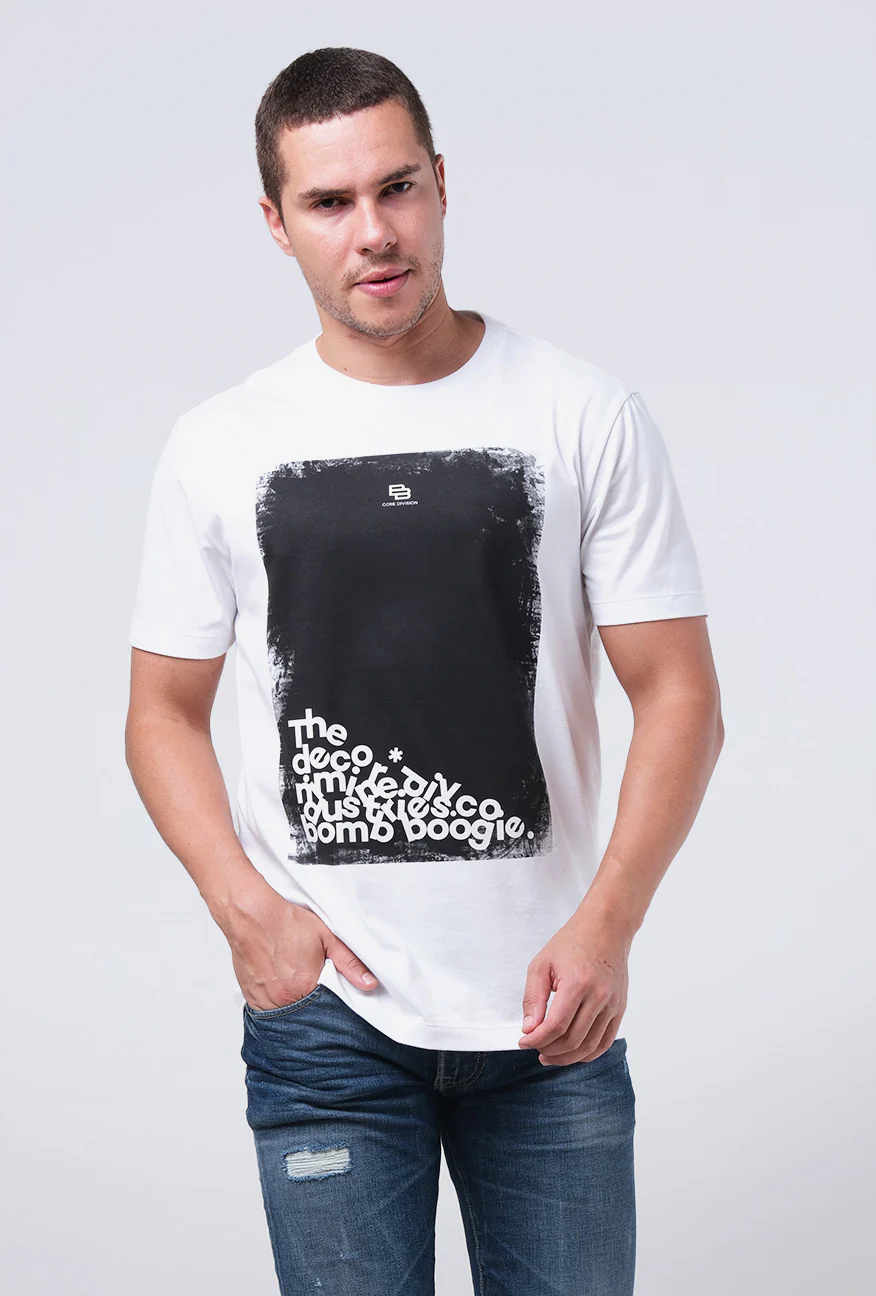 T-Shirt Lengan Pendek Slimfit Haskies White - Image 4
