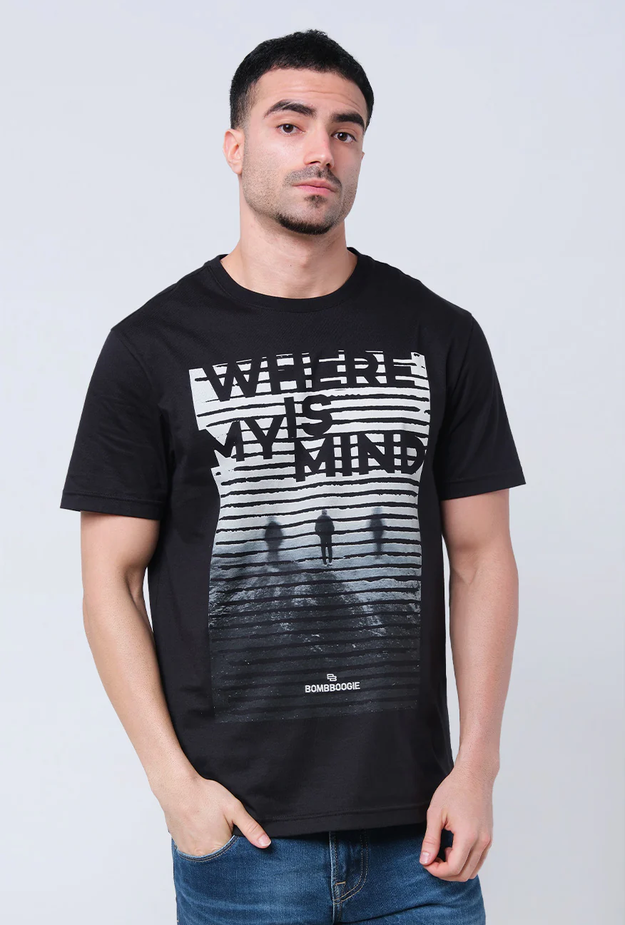T-Shirt Lengan Pendek Slimfit Howard Black