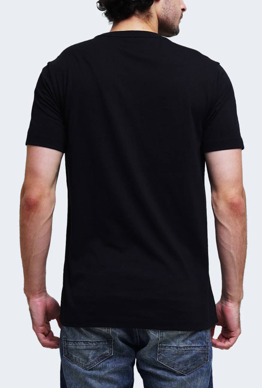 T-Shirt Lengan Pendek Slimfit Humston Black - Image 5