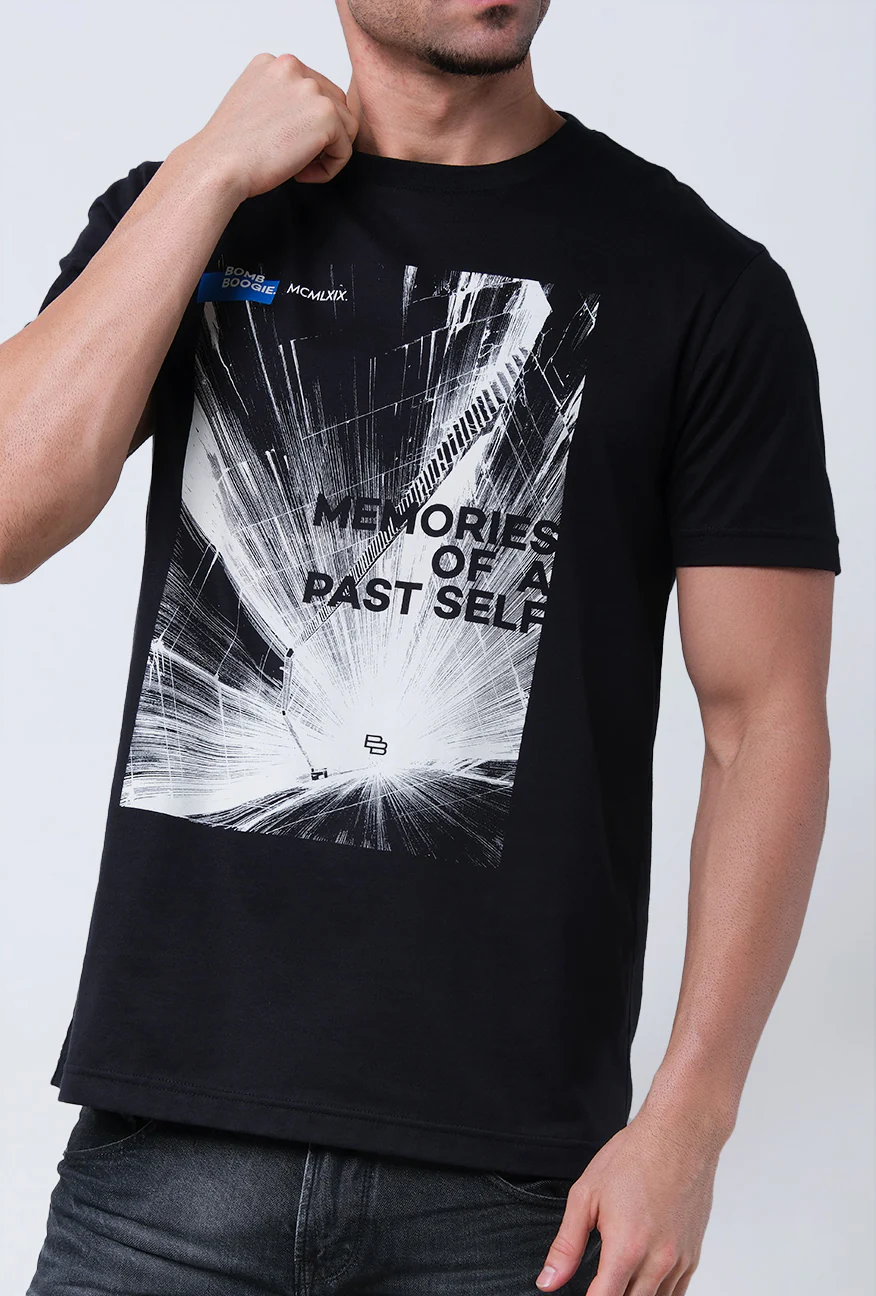 T-Shirt Lengan Pendek Slimfit Imperial Black - Image 3