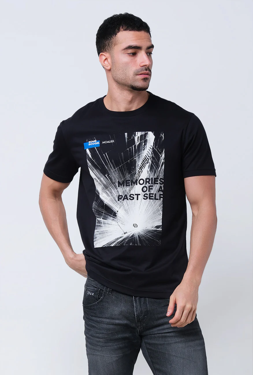 T-Shirt Lengan Pendek Slimfit Imperial Black - Image 5