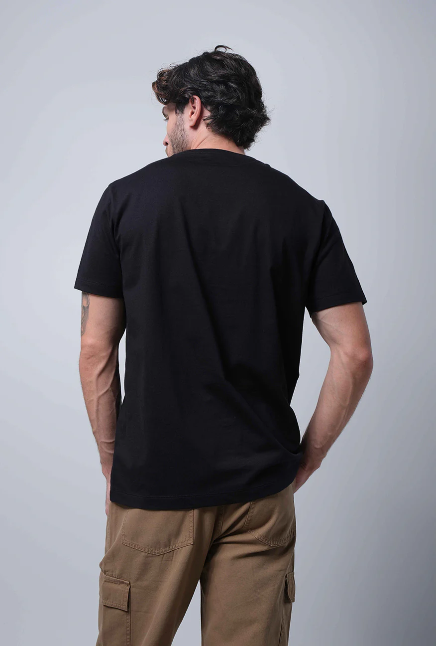T-Shirt Lengan Pendek Slimfit Luke Black - Image 5