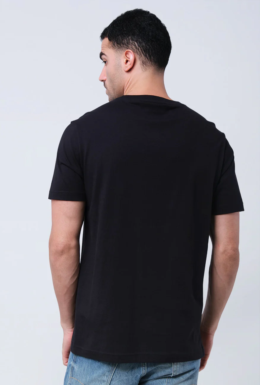 T-Shirt Lengan Pendek Slimfit Metheis Black - Image 5