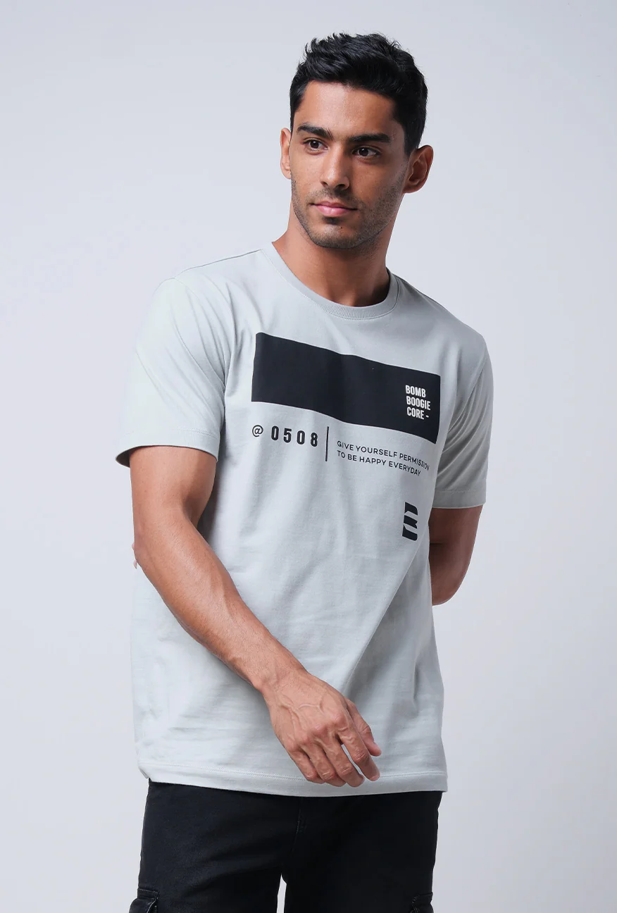T-Shirt Lengan Pendek Slimfit Mystrick Dusty Mint - Image 2