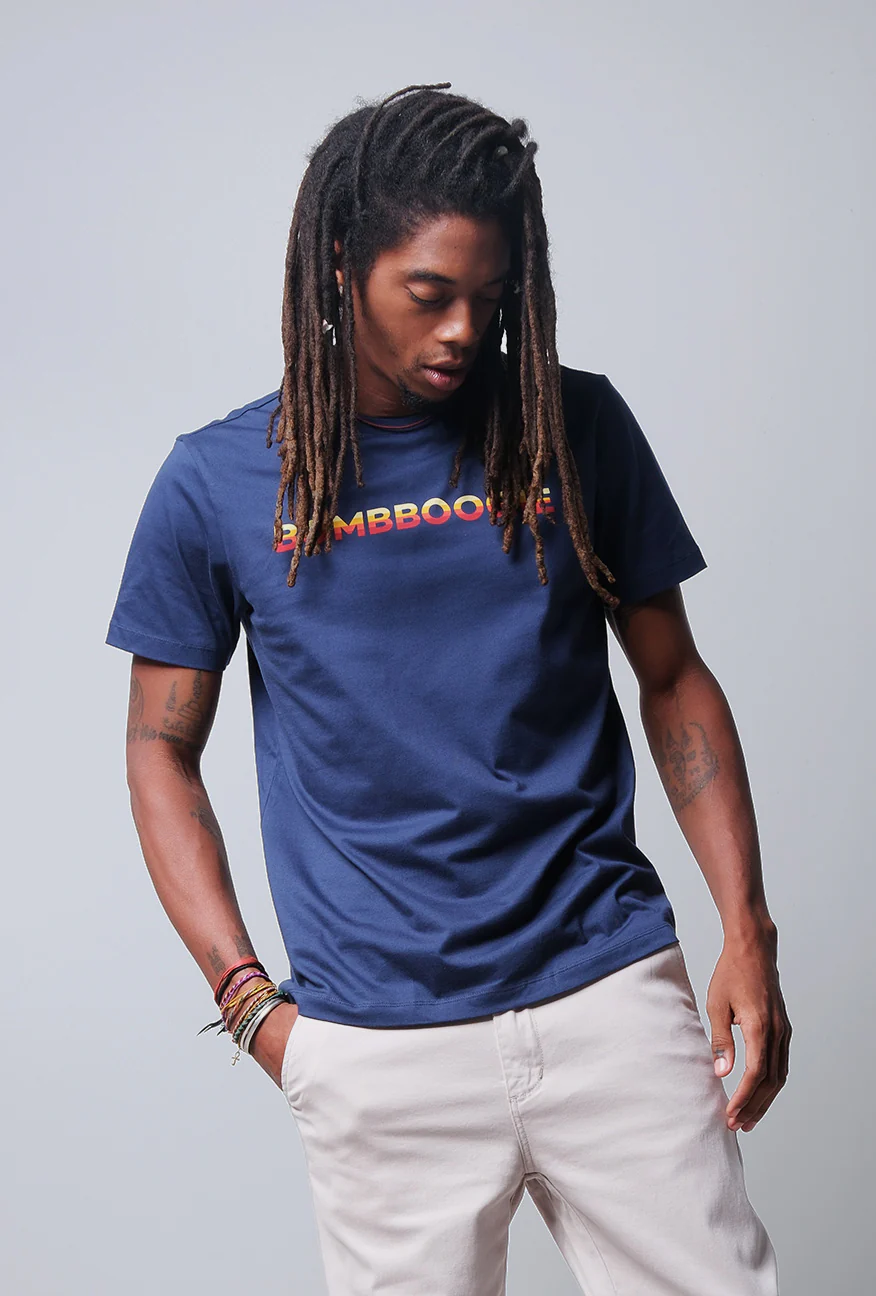 T-Shirt Lengan Pendek Slimfit Nasky Navy