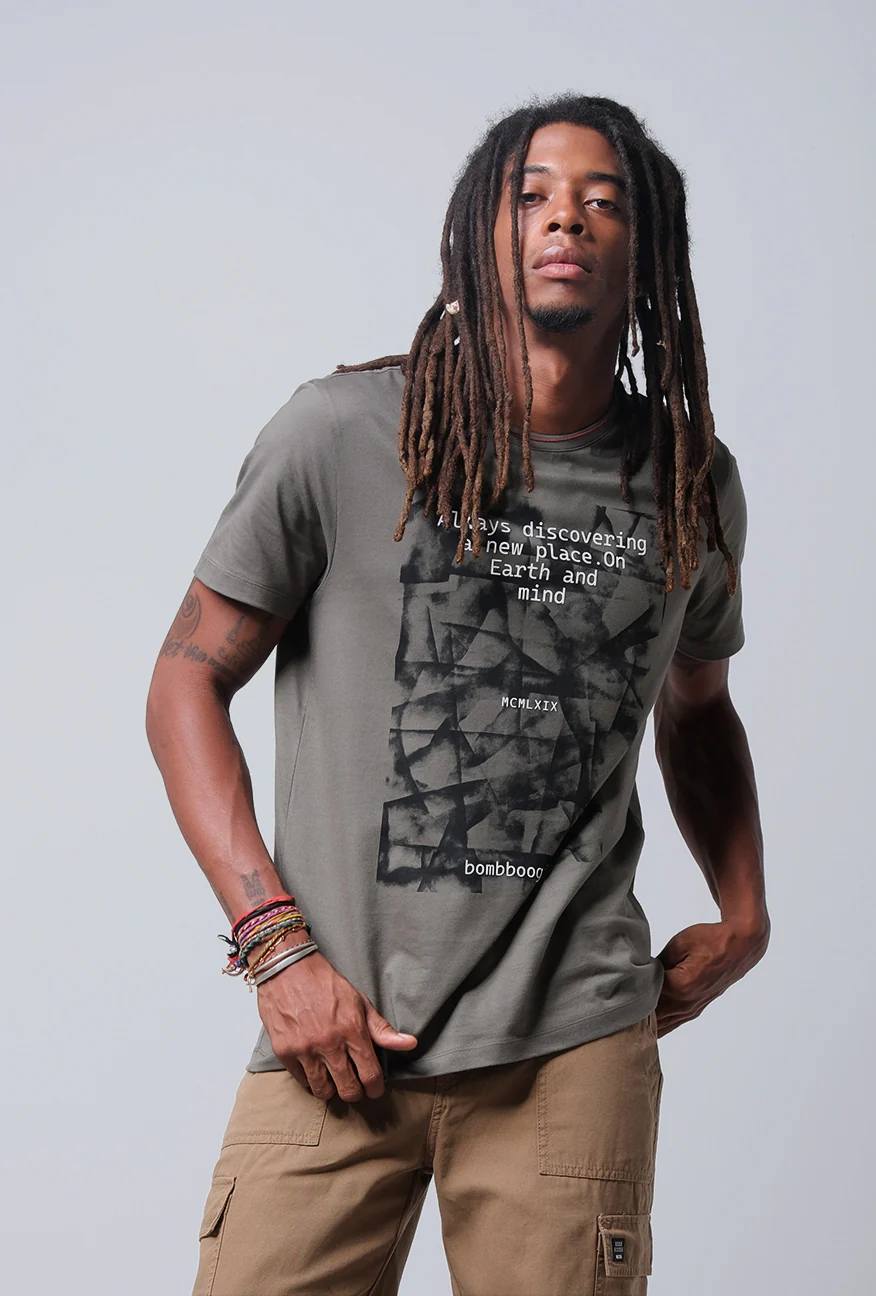 T-Shirt Lengan Pendek Slimfit Nigma Olive
