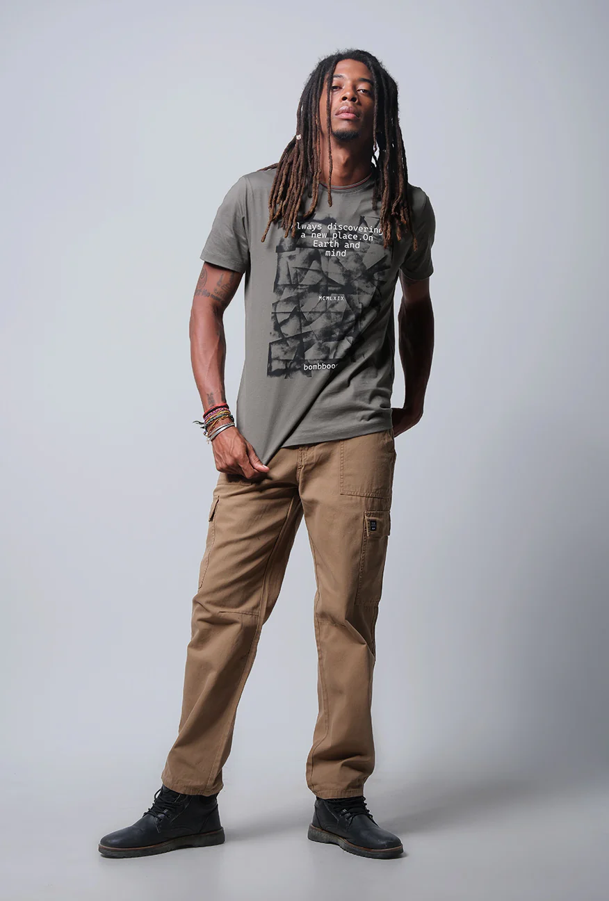 T-Shirt Lengan Pendek Slimfit Nigma Olive - Image 2