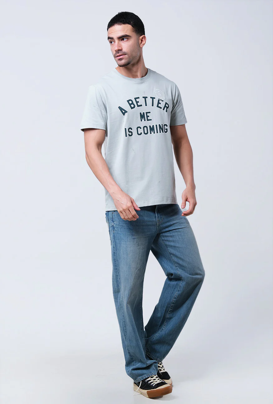 T-Shirt Lengan Pendek Slimfit Nipsey Dusty Mint - Image 3