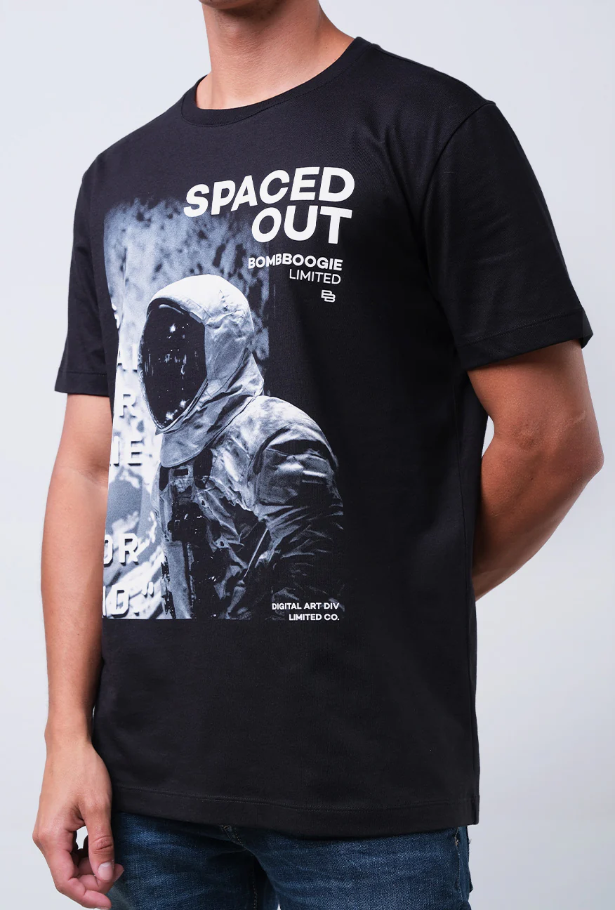 T-Shirt Lengan Pendek Slimfit Northern Black - Image 3