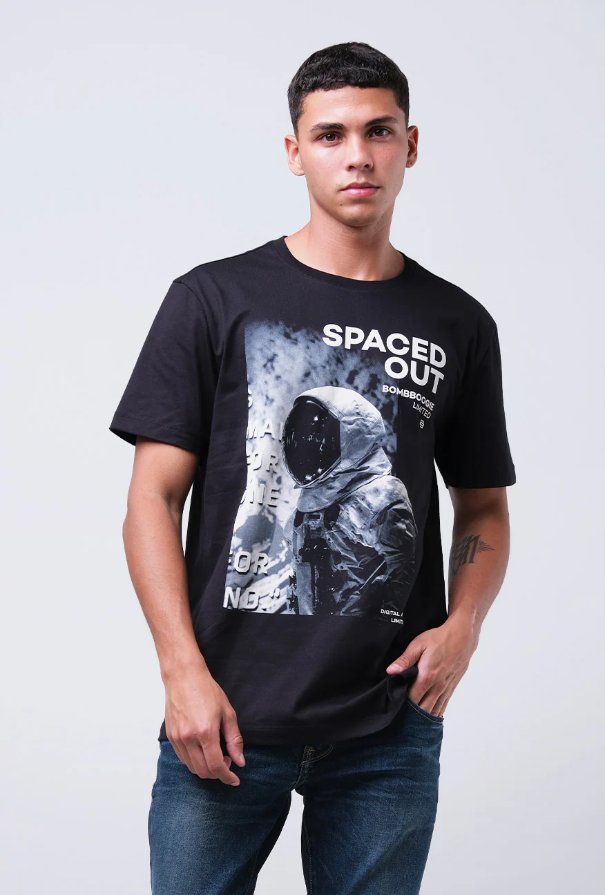 T-Shirt Lengan Pendek Slimfit Northern Black - Image 4