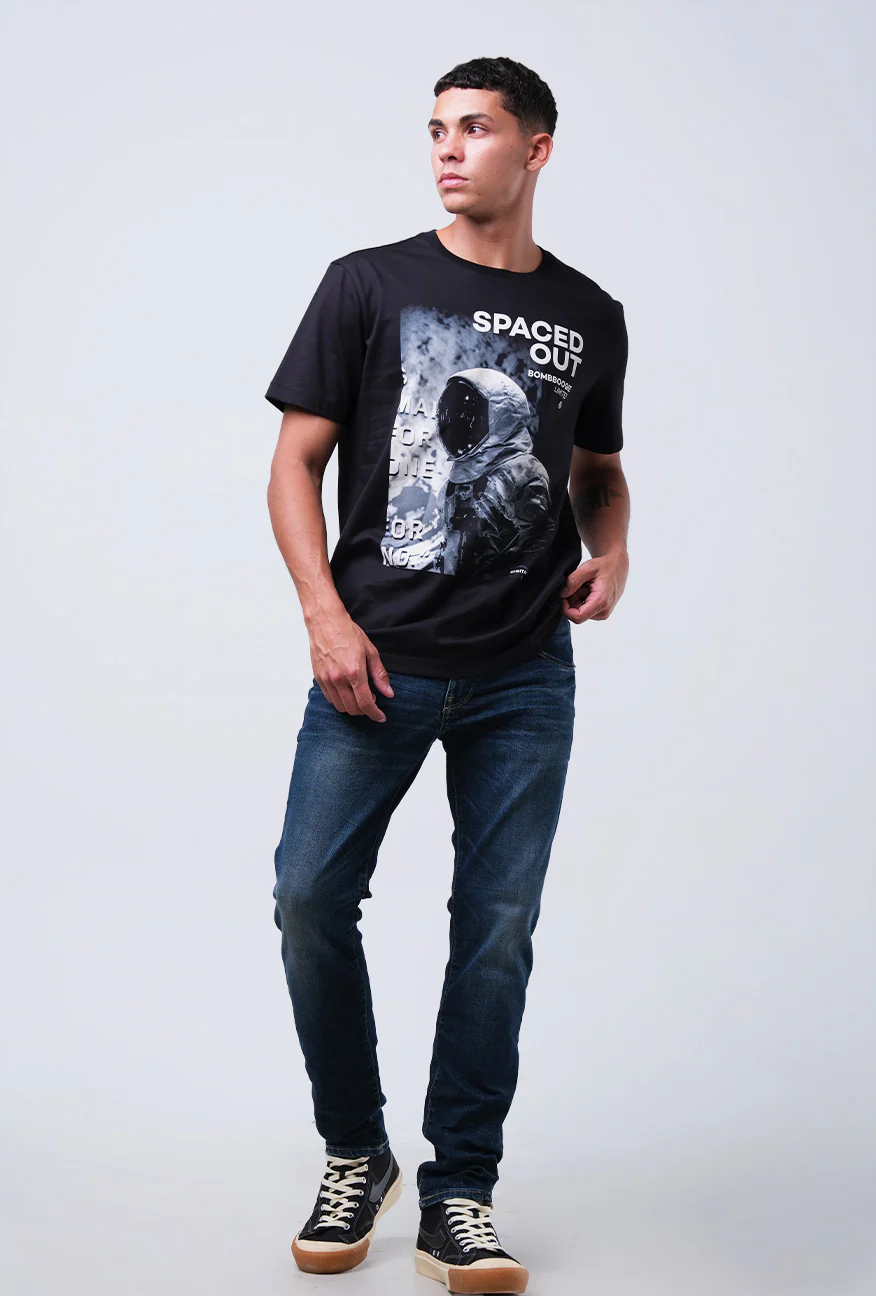 T-Shirt Lengan Pendek Slimfit Northern Black - Image 5