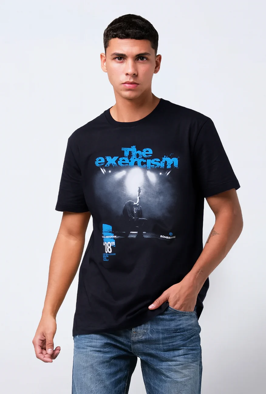 T-Shirt Lengan Pendek Slimfit Parlez Black Exclusive Online - Image 3