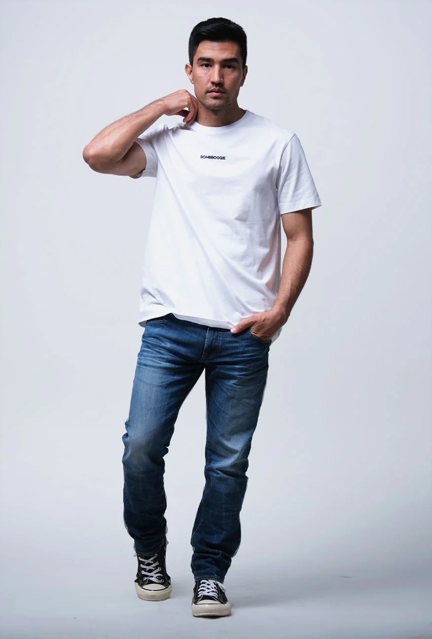 T-Shirt Lengan Pendek Slimfit Prevail Offwhite - Image 2