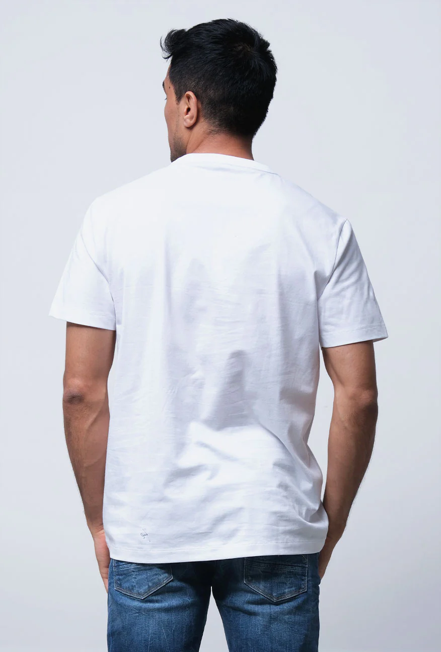 T-Shirt Lengan Pendek Slimfit Prevail Offwhite - Image 3