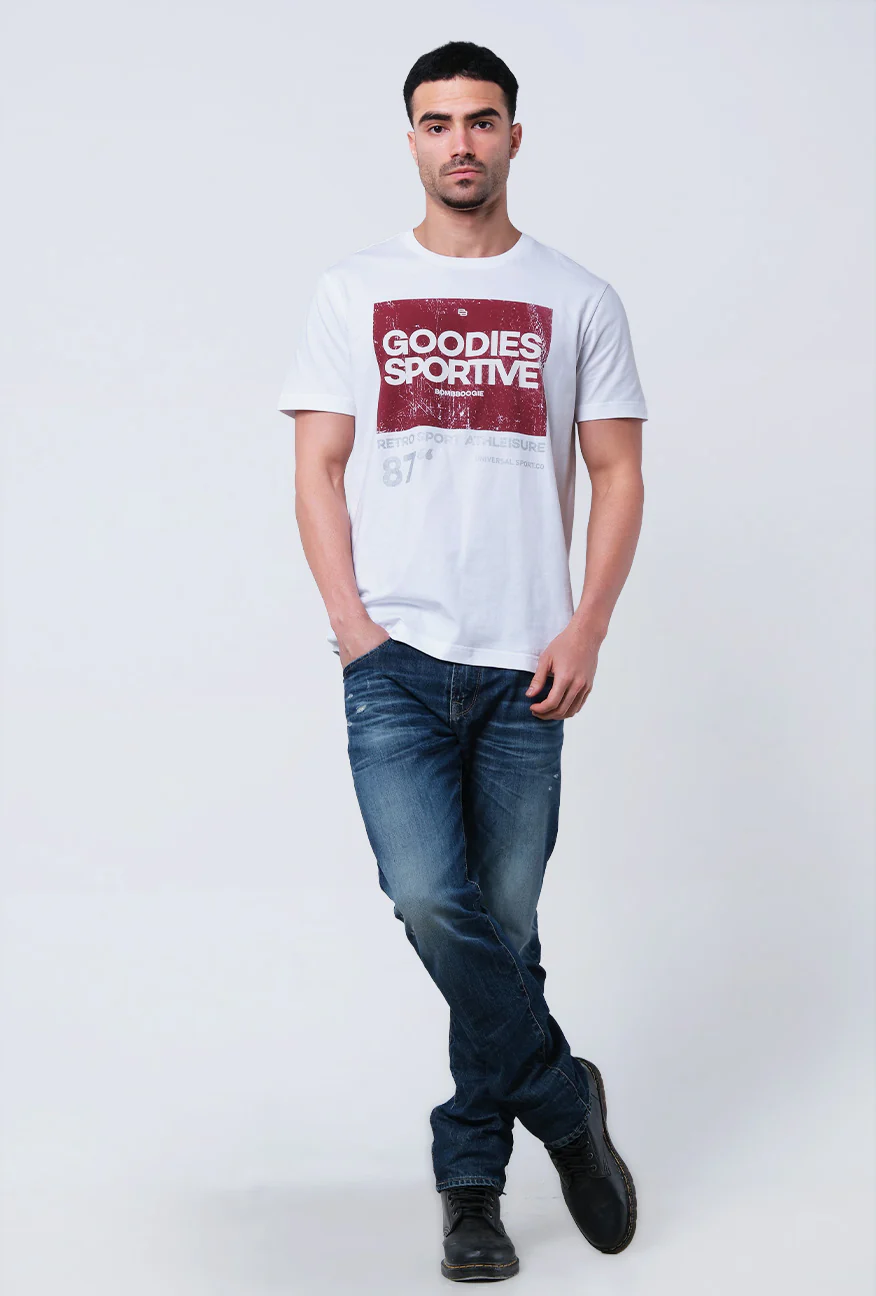 T-Shirt Lengan Pendek Slimfit Rasscal Offwhite - Image 2
