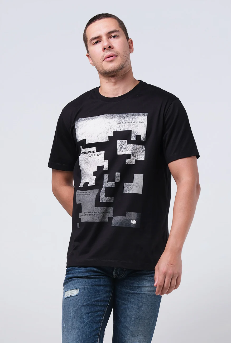 T-Shirt Lengan Pendek Slimfit Richmit Black - Image 2