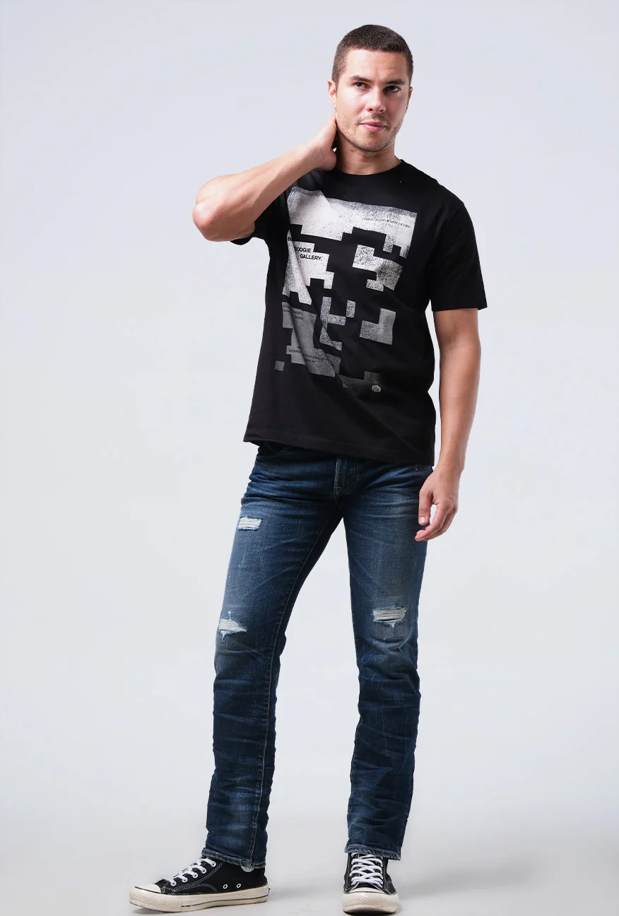 T-Shirt Lengan Pendek Slimfit Richmit Black - Image 3