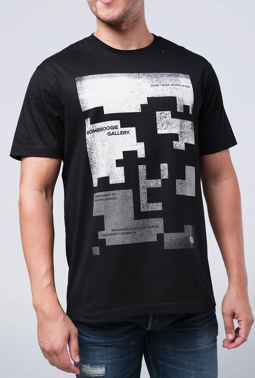 T-Shirt Lengan Pendek Slimfit Richmit Black - Image 4