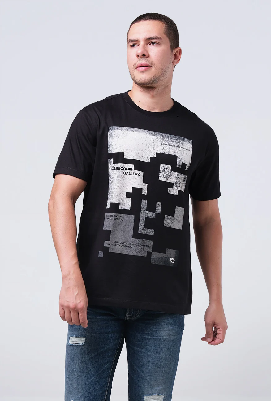 T-Shirt Lengan Pendek Slimfit Richmit Black - Image 5