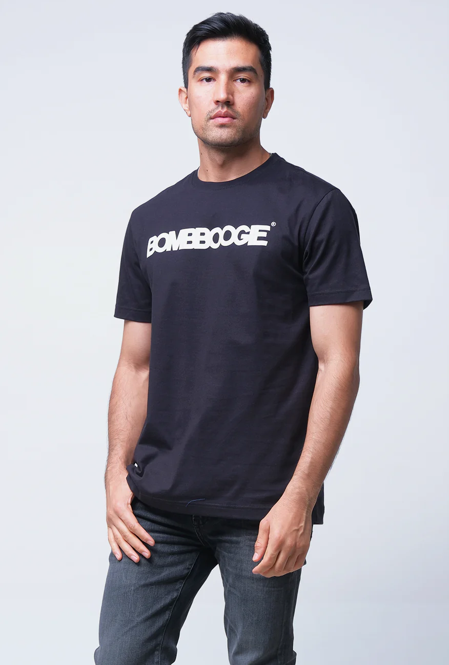 T-Shirt Lengan Pendek Slimfit Slova Black