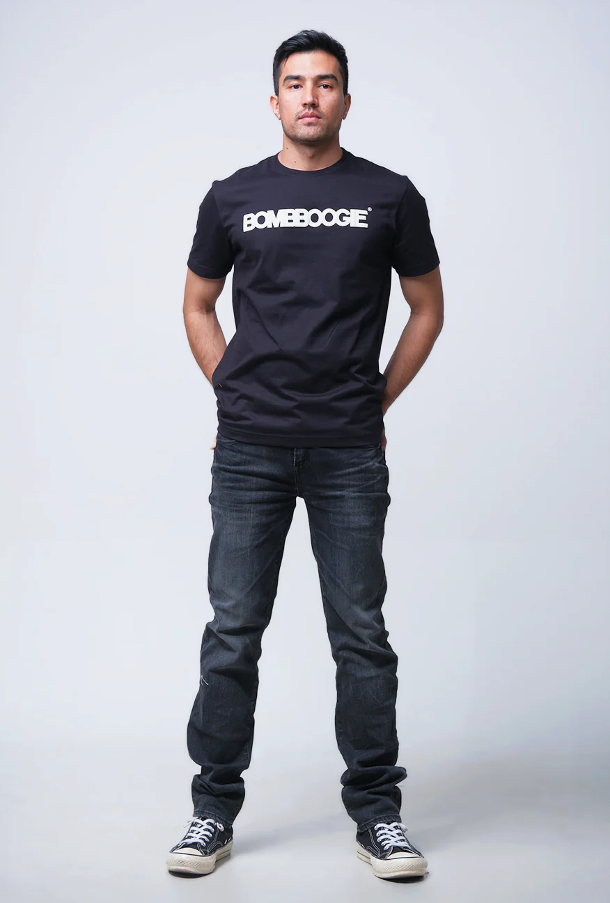 T-Shirt Lengan Pendek Slimfit Slova Black - Image 2