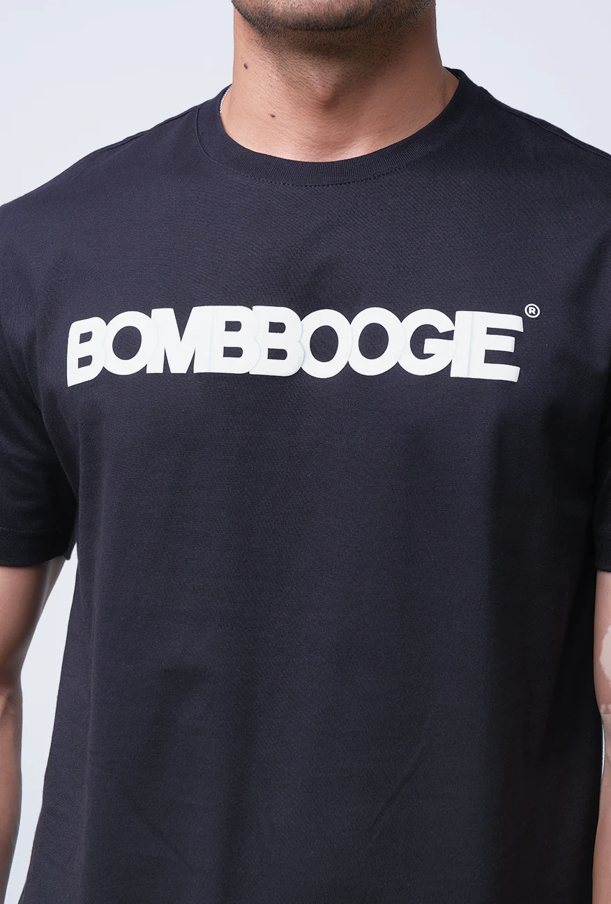 T-Shirt Lengan Pendek Slimfit Slova Black - Image 5